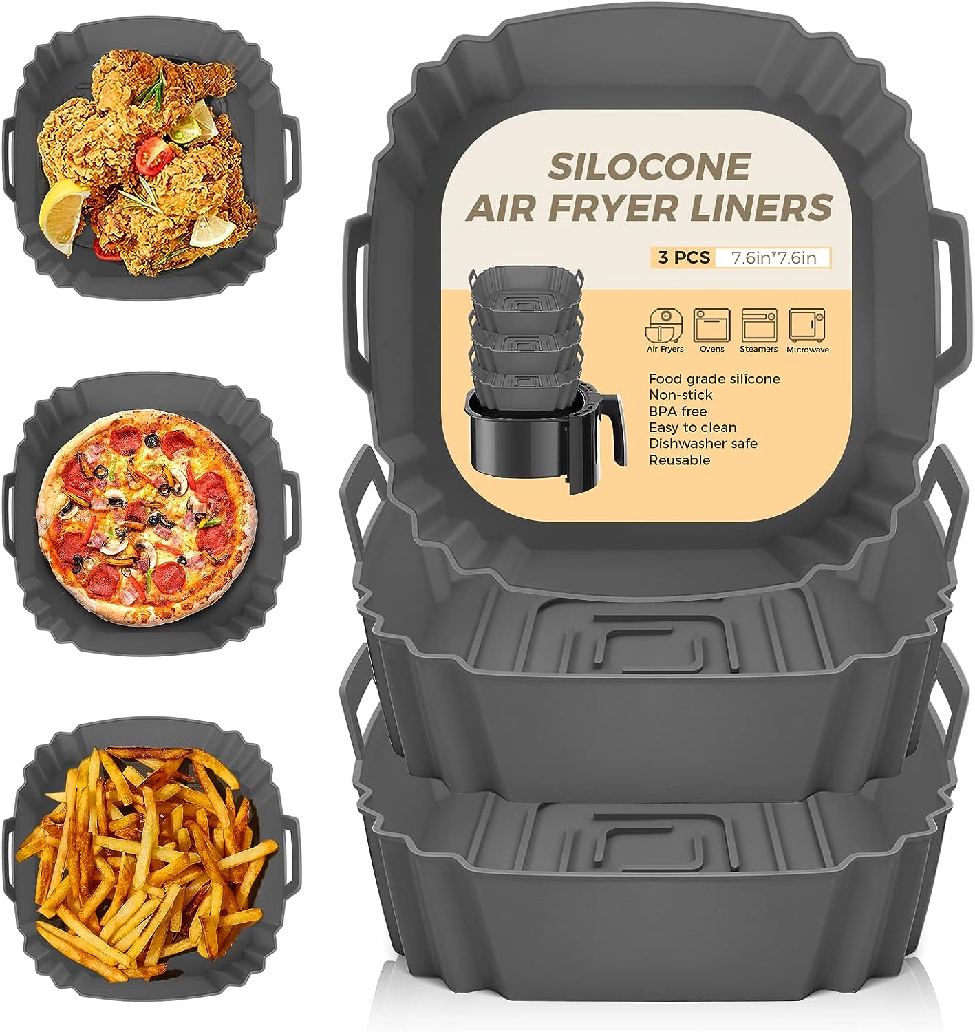 Molde silicona airfryer